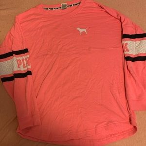Pink long sleeve shirt